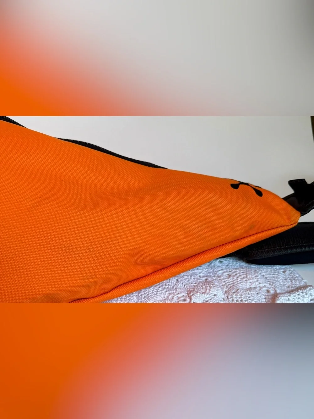 Vintage Cingular Wireless Body Glove Orange Sling Crossbody Bag Y2K Rare